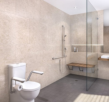 Functional Care Bathroom by Upgrade Bathrooms