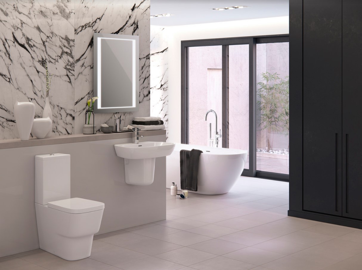 Black and White Bathroom Design by Upgrade Bathrooms