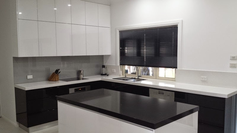 Black White Kitchen Design by Upgrade Bathrooms