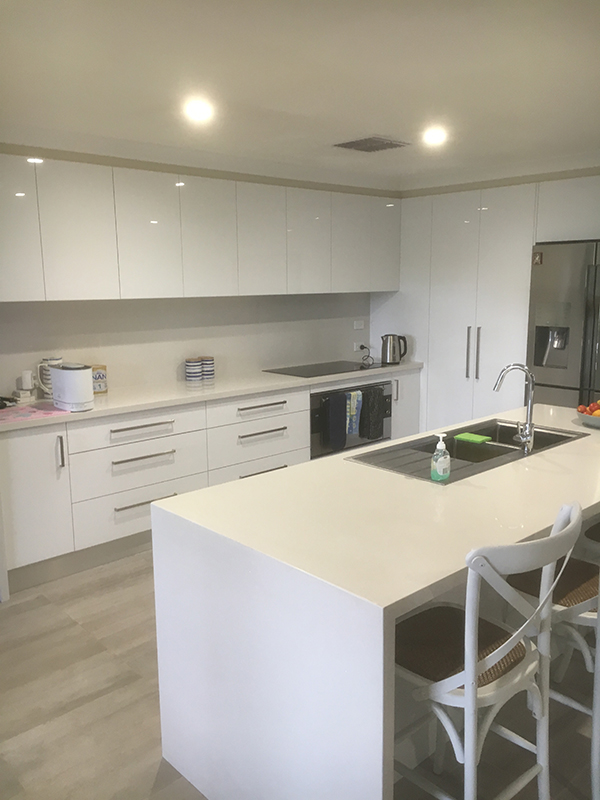 Full White Kitchen Renovation Design by Upgrade Bathrooms